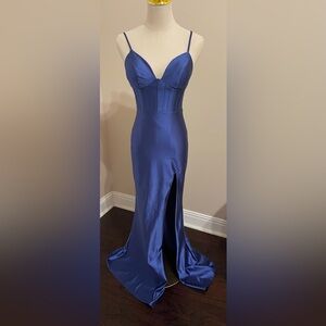013 City Studio Blue Prom Dress